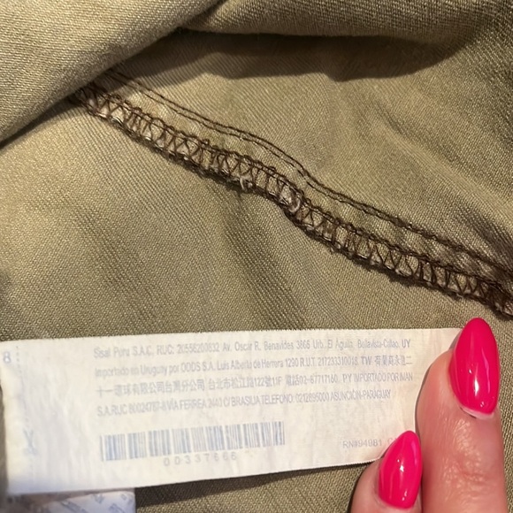 FOREVER 21 Dress Camouflage denim mini 
Button Front M medium festival camo - Picture 4 of 6